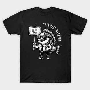 Theo Von Podcast No Catfishing Funny Fish Design T-Shirt